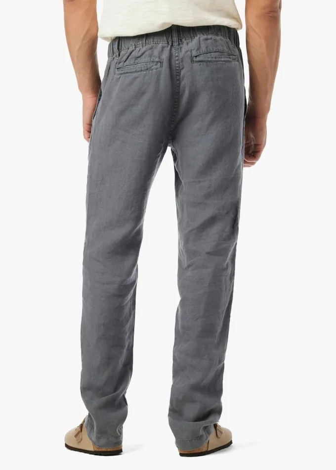 Men Special Inseams Joe039s Jeans EMERSON LINEN PANT Smoke