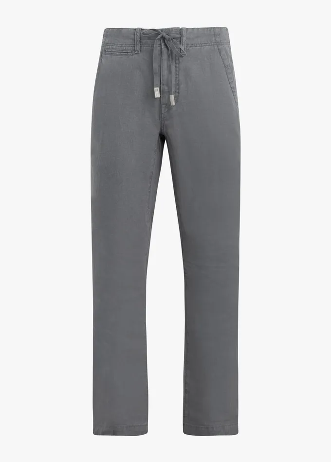 Men Special Inseams Joe039s Jeans EMERSON LINEN PANT Smoke