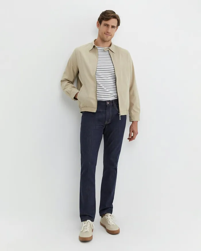 Men Sportscraft Jackets and Blazers Harrington Jacket Limestone