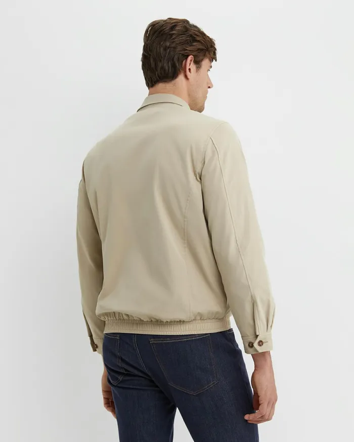 Men Sportscraft Jackets and Blazers Harrington Jacket Limestone
