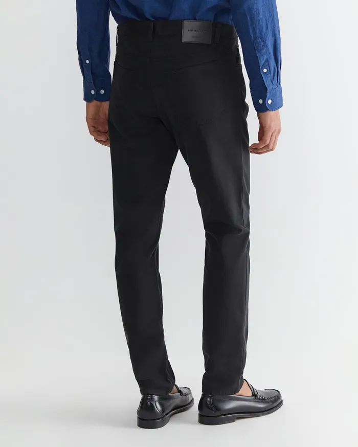 Men Sportscraft Pants Tapered Bedford Jean Black