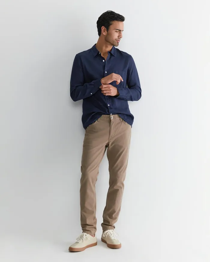 Men Sportscraft Pants Tapered Bedford Jean Fatigue
