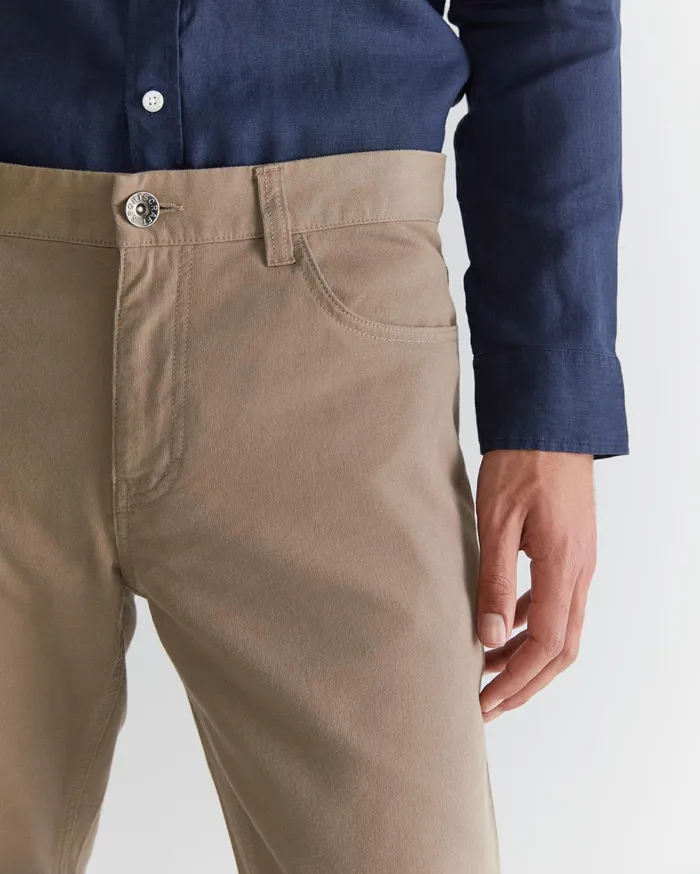 Men Sportscraft Pants Tapered Bedford Jean Fatigue