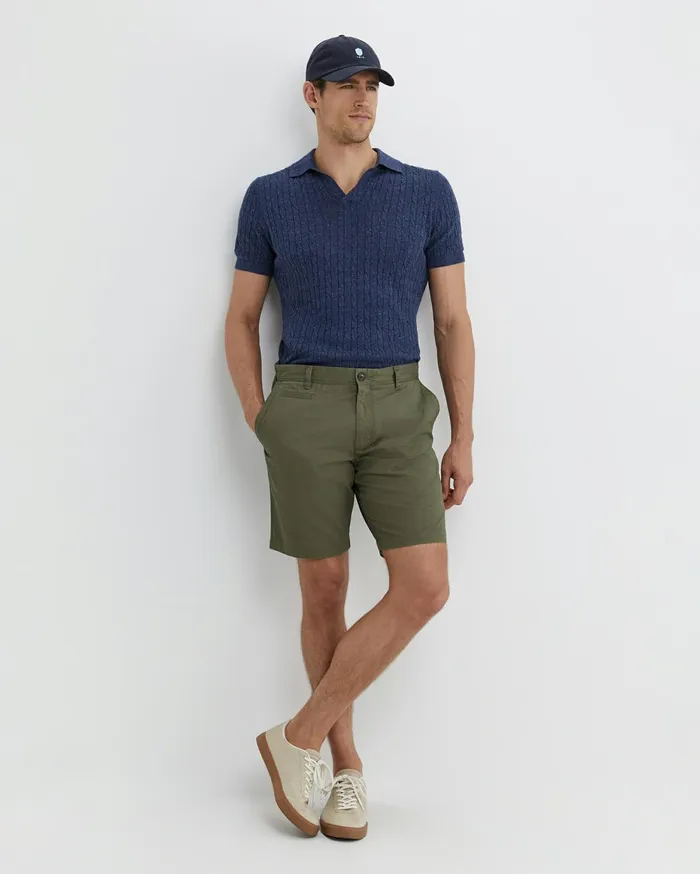 Men Sportscraft Shorts Classic Short Khaki