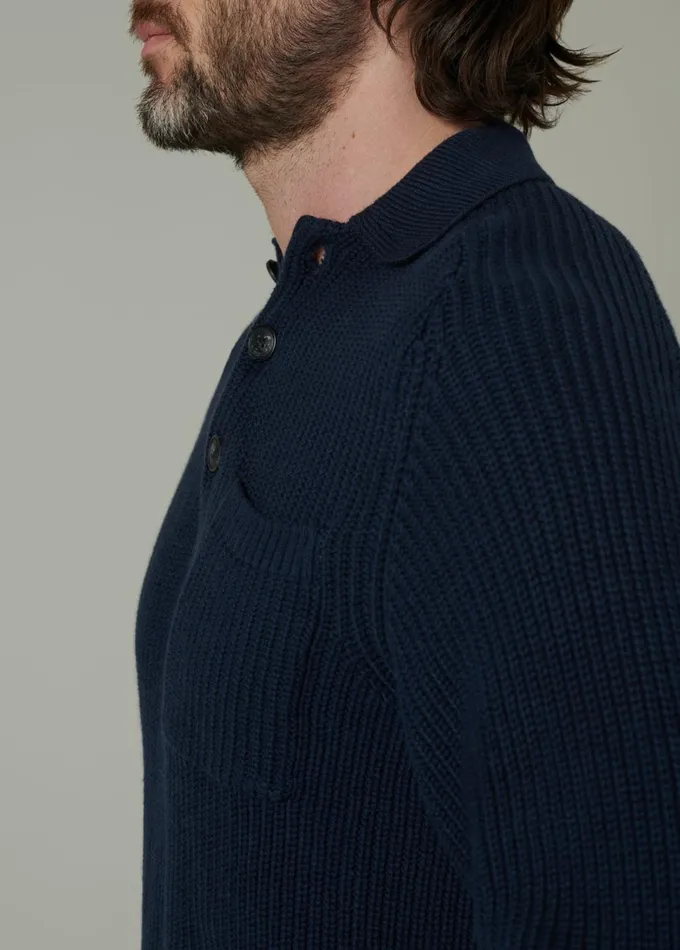 Men Sweaters Hoodies Joe039s Jeans RUBEN POLO SWEATER Midnight Navy