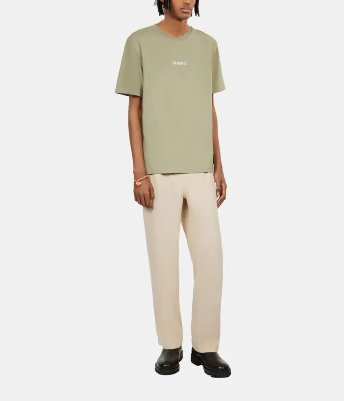 Men Tshirts THE KOOPLES Light Green Tshirt With Logo Serigraphy Men Tshirts THE KOOPLES Light Green Tshirt With Logo Serigraphy