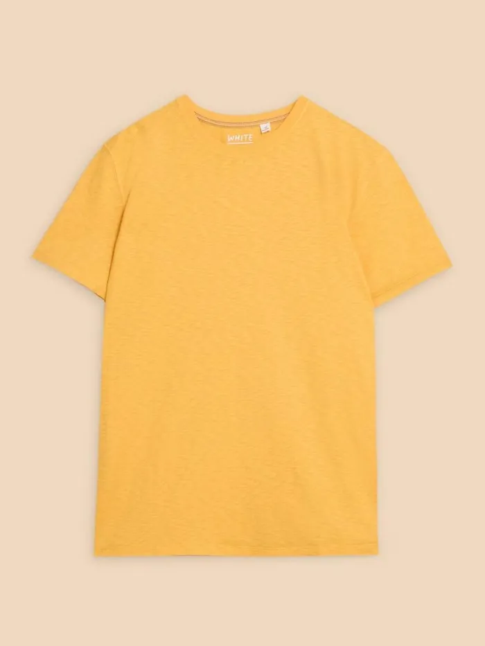 Men TSHIRTS White Stuff Abersoch Short Sleeve Tee Dark Yellow Men TSHIRTS White Stuff Abersoch Short Sleeve Tee Dark Yellow