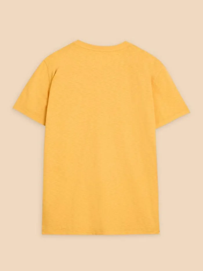 Men TSHIRTS White Stuff Abersoch Short Sleeve Tee Dark Yellow Men TSHIRTS White Stuff Abersoch Short Sleeve Tee Dark Yellow