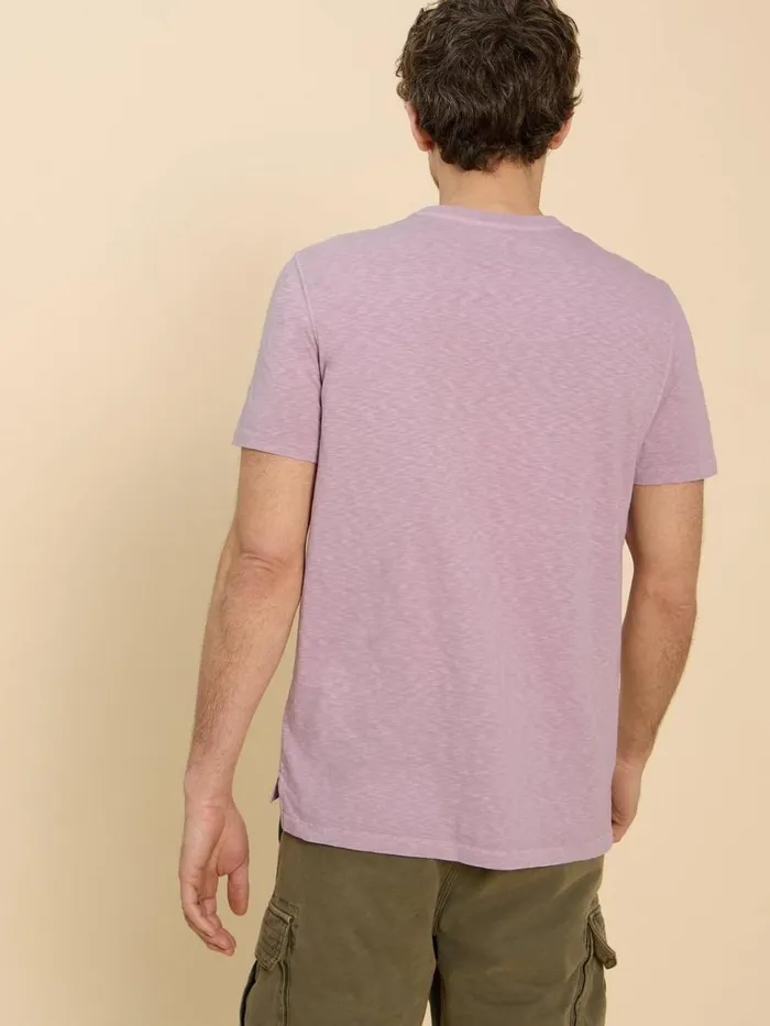 Men TSHIRTS White Stuff Abersoch Short Sleeve Tee Light Purple Men TSHIRTS White Stuff Abersoch Short Sleeve Tee Light Purple