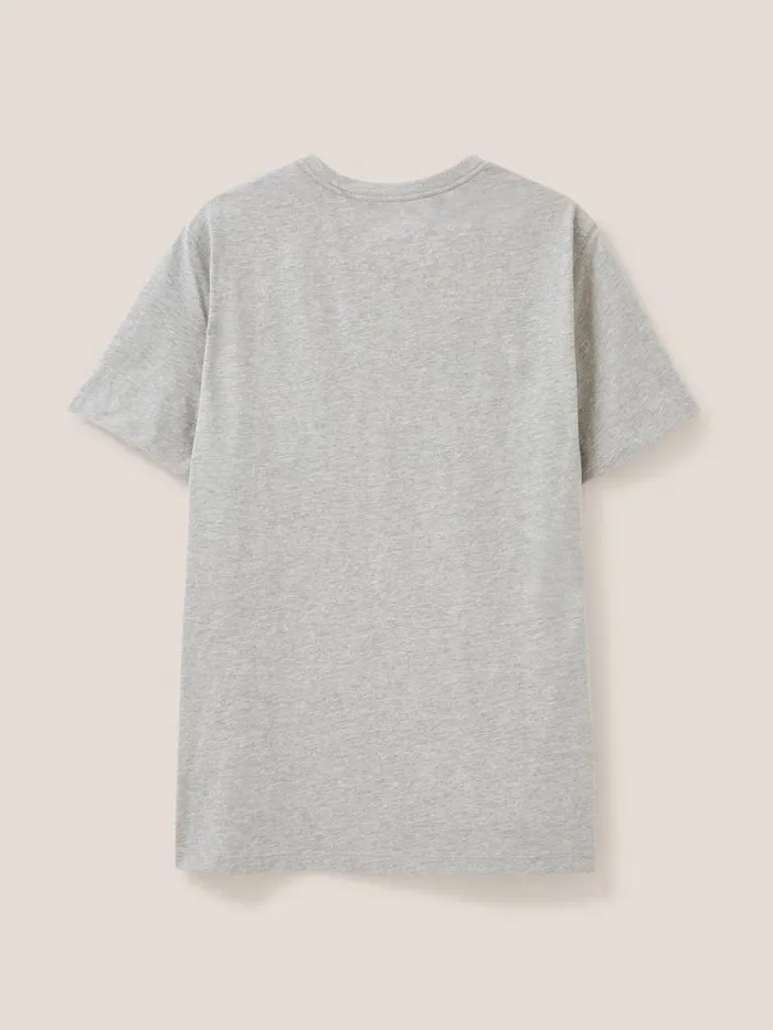 Men TSHIRTS White Stuff Fish Graphic Jersey TShirt Light Natural Men TSHIRTS White Stuff Fish Graphic Jersey TShirt Light Natural