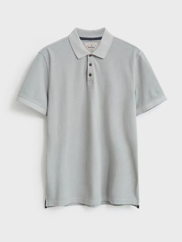 Men TSHIRTS White Stuff Utility Polo Light Grey Men TSHIRTS White Stuff Utility Polo Light Grey