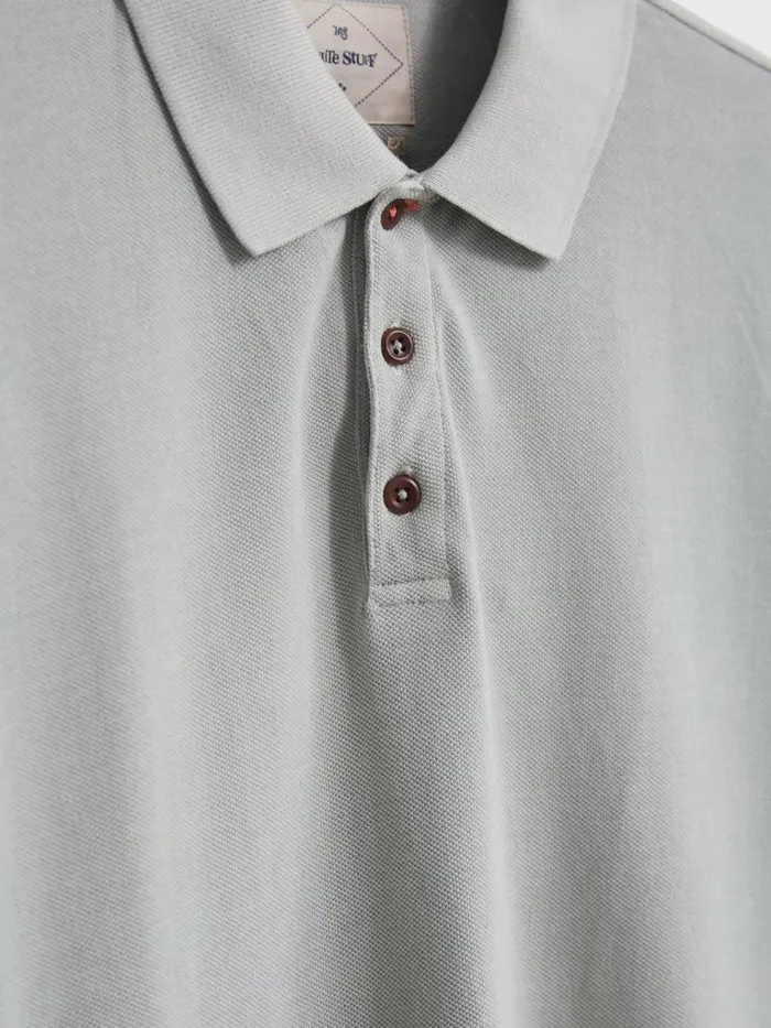 Men TSHIRTS White Stuff Utility Polo Light Grey Men TSHIRTS White Stuff Utility Polo Light Grey