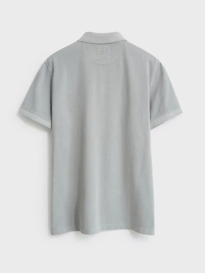 Men TSHIRTS White Stuff Utility Polo Light Grey Men TSHIRTS White Stuff Utility Polo Light Grey