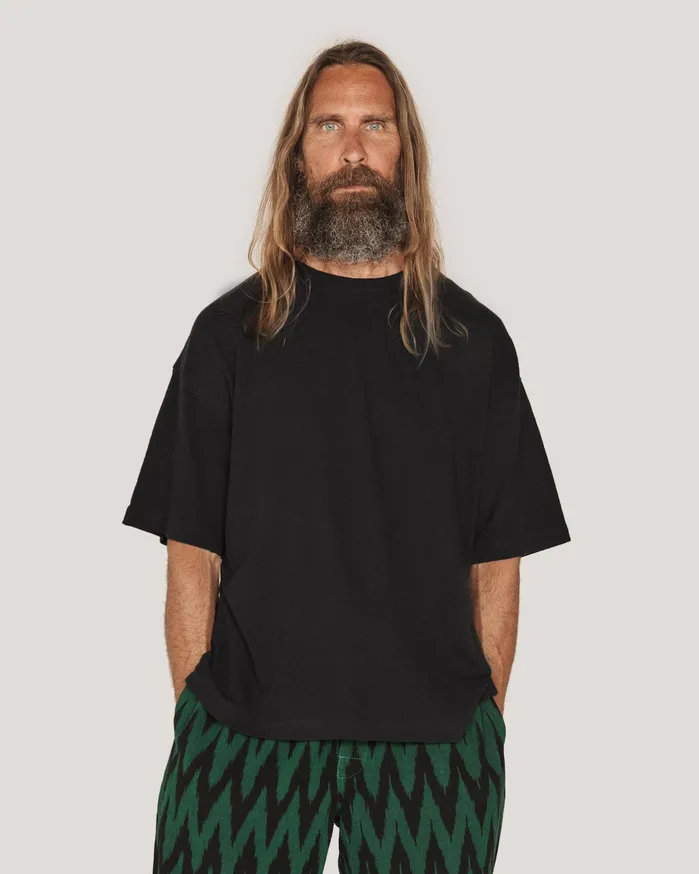 Men Triple Short Sleeve TShirt Black YMC Tops and TShirts