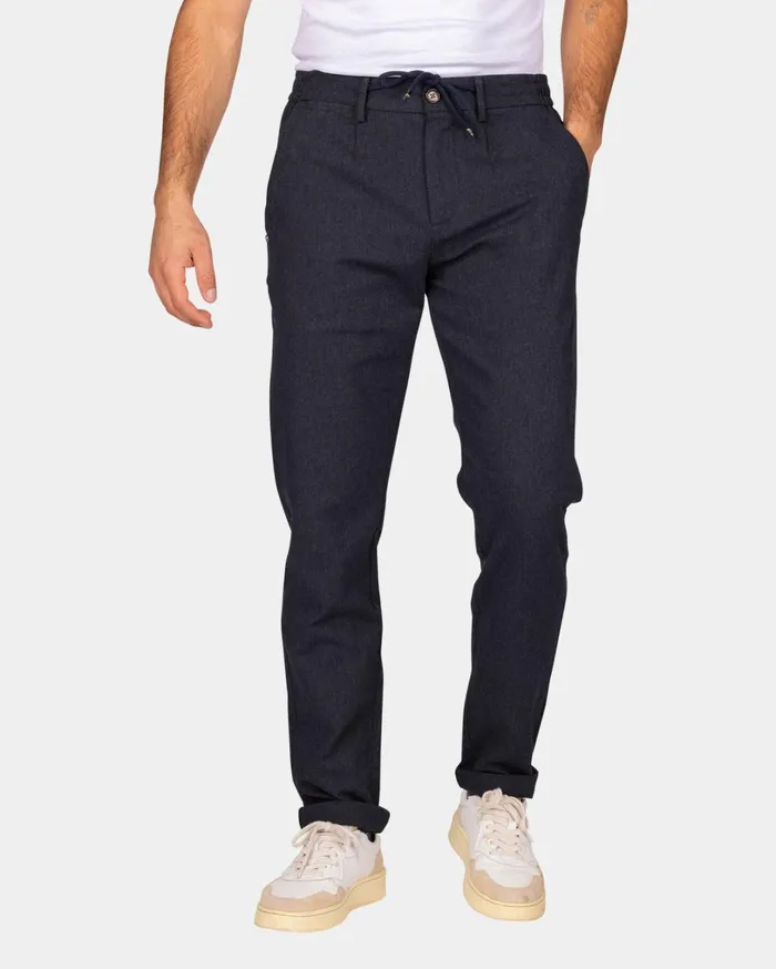 Men Trousers NZA New Zealand Auckland Dark Blue Twill Chino 8211 Autumn Navy