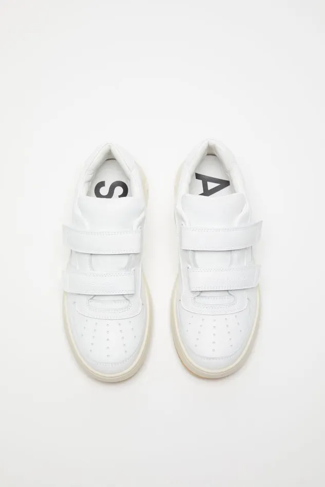 Men Velcro Strap Sneakers Optic Whiteecru Acne Studios Face Collection