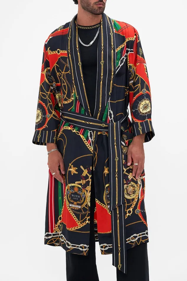 MENS FULL LENGTH ROBE CLUB APERITIVO Club Aperitivo Mens Camilla Robes