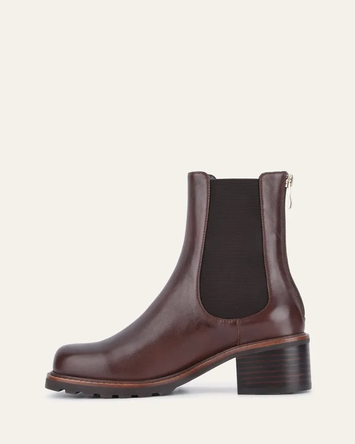 MID ANKLE BOOTS Beverley mid ankle boots chocolate leather jomercer Women MID ANKLE BOOTS Beverley mid ankle boots chocolate leather jomercer Women