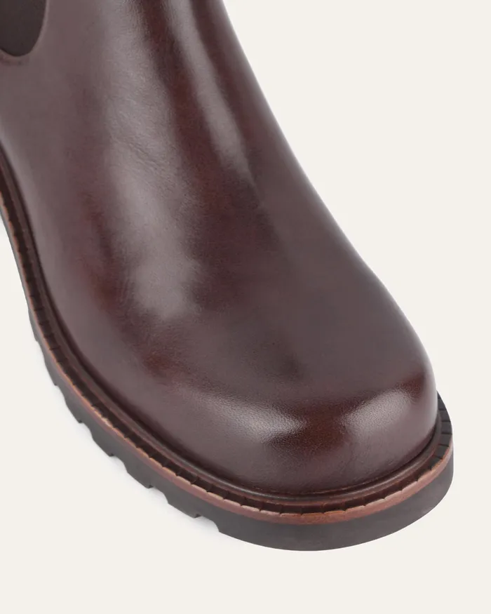 MID ANKLE BOOTS Beverley mid ankle boots chocolate leather jomercer Women MID ANKLE BOOTS Beverley mid ankle boots chocolate leather jomercer Women