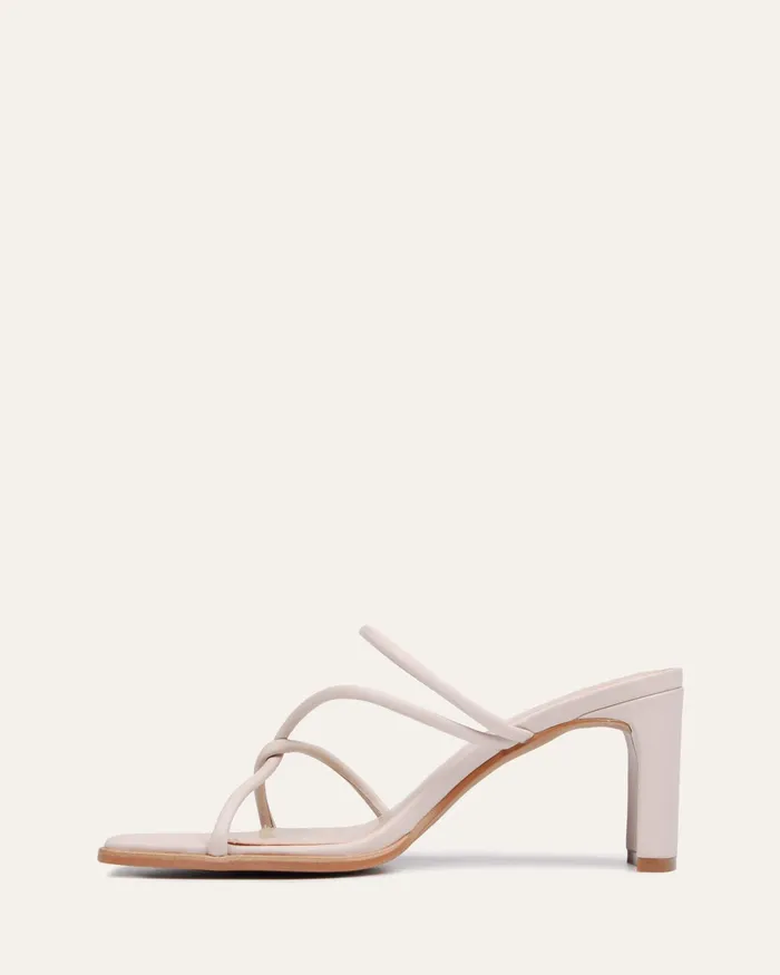 MID SANDALS jomercer Women Novi mid heel sandals bone leather MID SANDALS jomercer Women Novi mid heel sandals bone leather