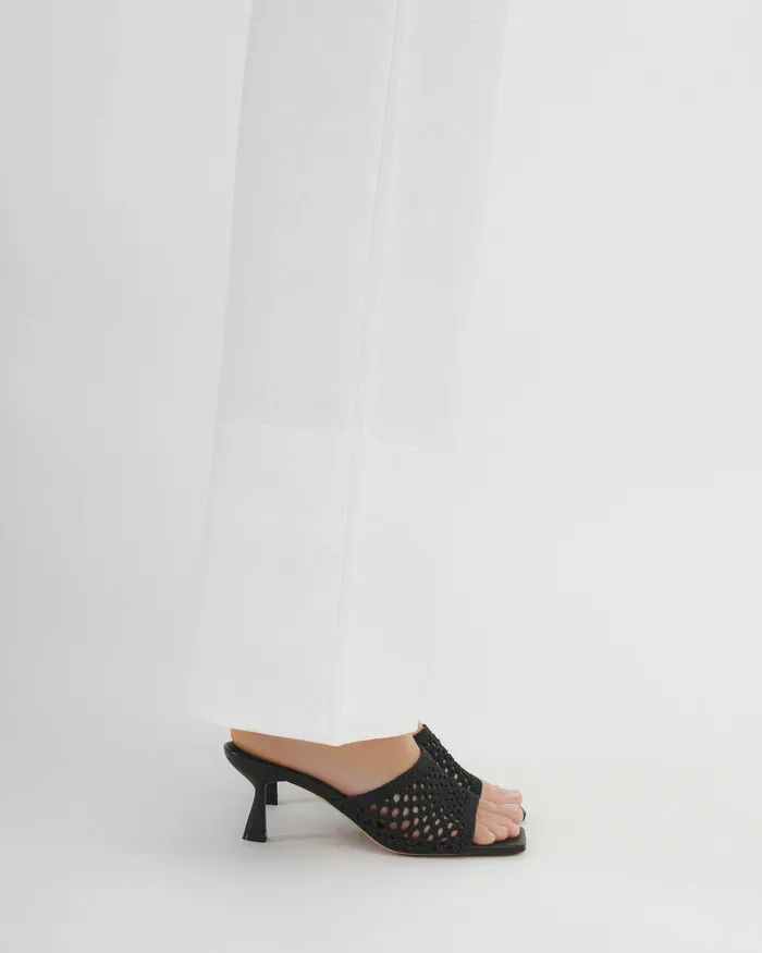 MID SANDALS Women Jordyn mid heel sandals black textile jomercer MID SANDALS Women Jordyn mid heel sandals black textile jomercer
