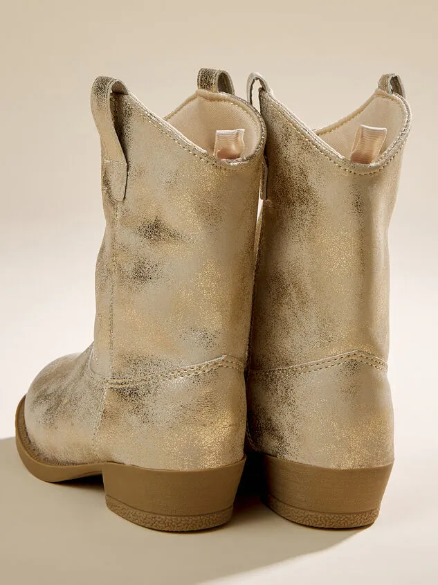 Miller Metallic Cowgirl Boots Gold GirlBoy Altar039d State Shoes Miller Metallic Cowgirl Boots Gold GirlBoy Altar039d State Shoes