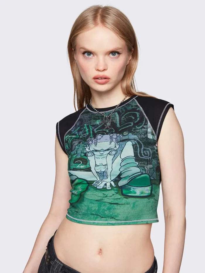 Minga X Sloppy Wrist Top Women Minga London Tops and TShirts