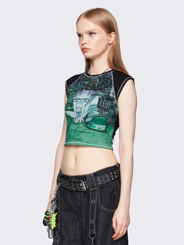 Minga X Sloppy Wrist Top Women Minga London Tops and TShirts