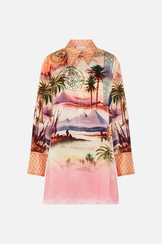 MINI SHIRT DRESS MILLAS GOT MAIL Millas Got Mail Womens Camilla Dresses