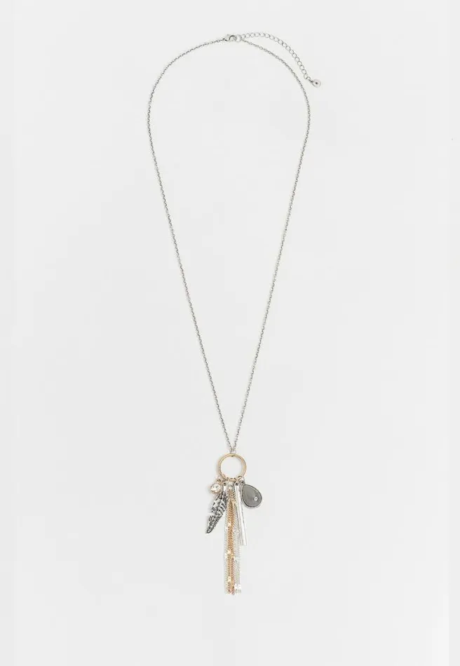Mix Metal Cluster Pendant Necklace Women Maurices Jewelry
