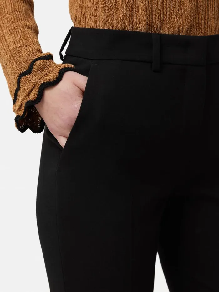 Modern Crepe Marden Trouser Black Women Jigsaw Coords