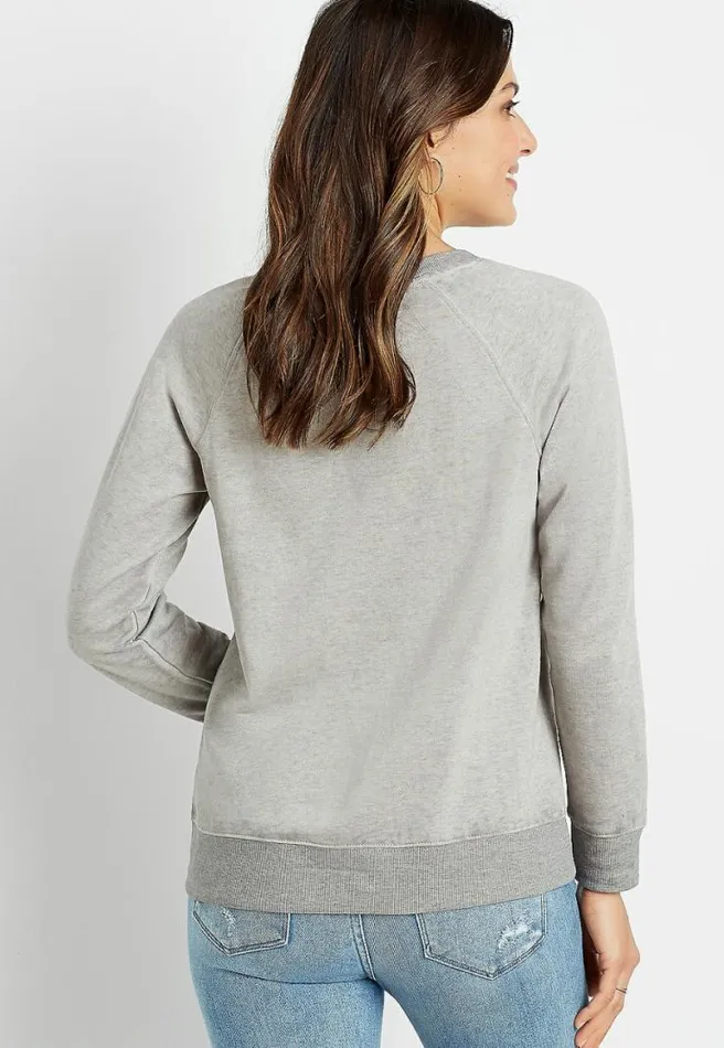 New Mexico Crew Neck Sweatshirt Women Maurices Tops