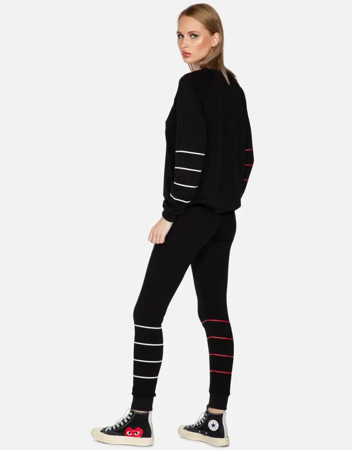 Noleta Kiss Lip Black Women Lauren Moshi Long Sleeve