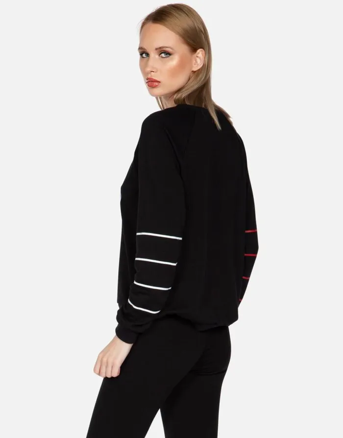 Noleta Kiss Lip Black Women Lauren Moshi Long Sleeve