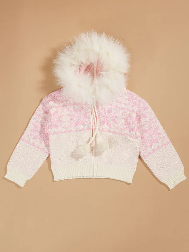 Nordic Sweater Hoodie Jacket Pink Girl Altar039d State Toddler 2T5T
