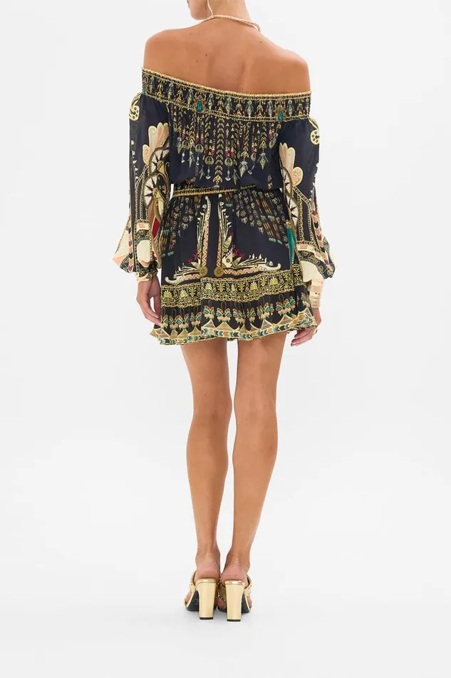 OFF SHOULDER SHORT DRESS THEY CALLED HER NEFERTARI They Called Her Nefertari Womens Camilla Dresses