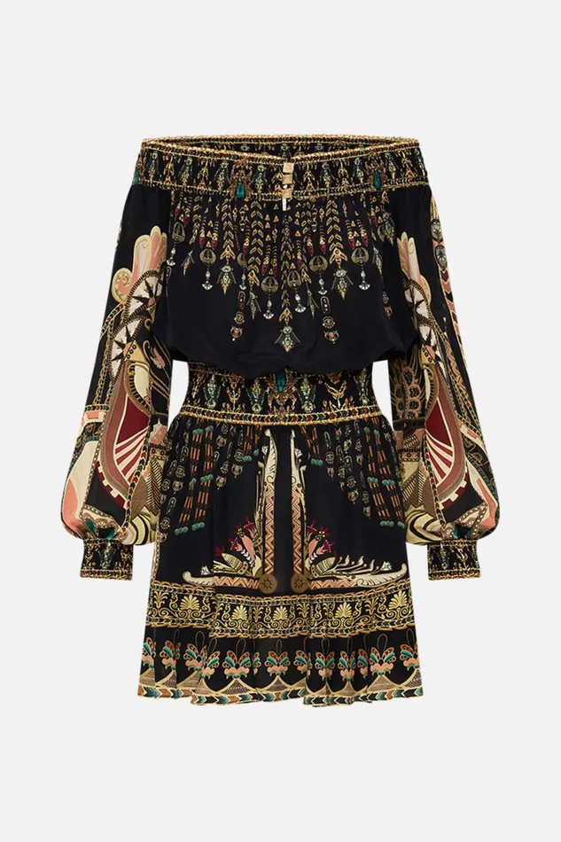 OFF SHOULDER SHORT DRESS THEY CALLED HER NEFERTARI They Called Her Nefertari Womens Camilla Dresses