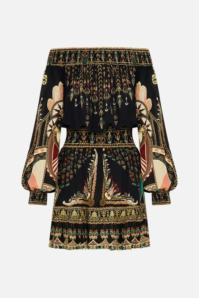 OFF SHOULDER SHORT DRESS THEY CALLED HER NEFERTARI They Called Her Nefertari Womens Camilla Dresses