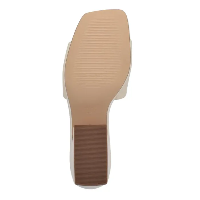 Oklee Platform Slide Sandals Chic Cream Women Nine West Heels Oklee Platform Slide Sandals Chic Cream Women Nine West Heels