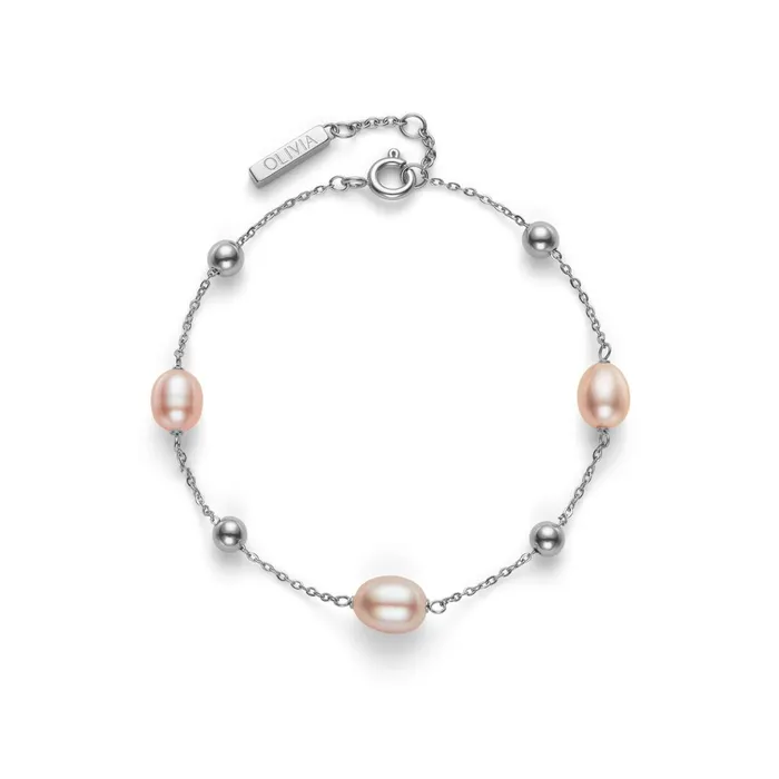 Olivia Burton Bracelets Women By The Sea Pearl Silver Tone Bracelet