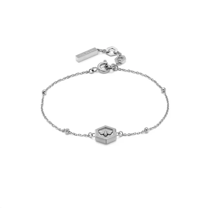 Olivia Burton Bracelets Women Minima Bee Silver Bracelet