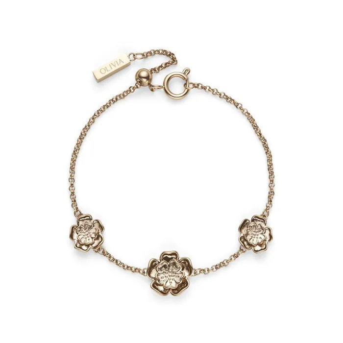 Olivia Burton Bracelets Women Tudor Rose Rose Gold Plated Bracelet