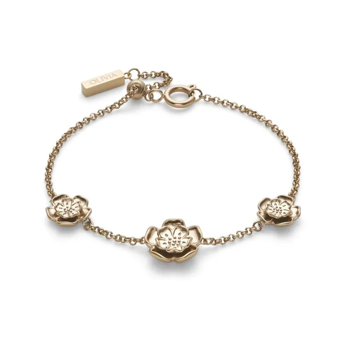 Olivia Burton Bracelets Women Tudor Rose Rose Gold Plated Bracelet