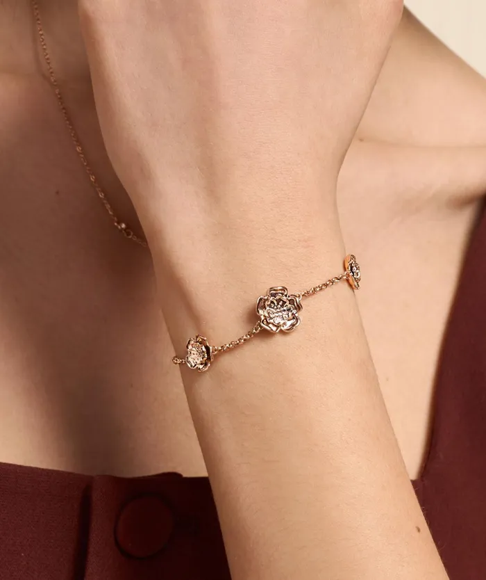 Olivia Burton Bracelets Women Tudor Rose Rose Gold Plated Bracelet