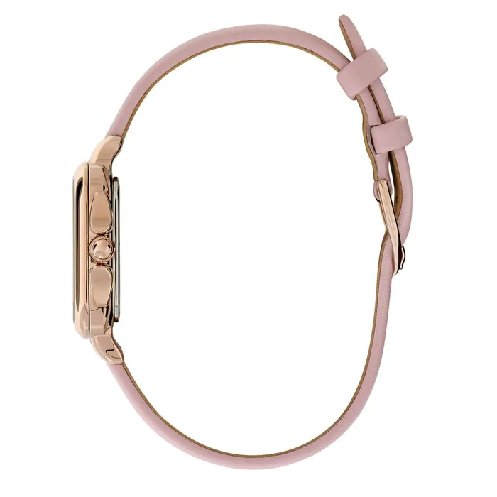 Olivia Burton Classic Watches Women 28mm Grosvenor Rose Gold and Mellow Rose Leather Strap Watch