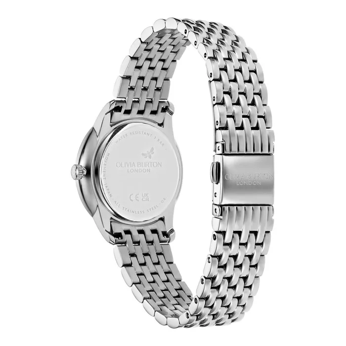 Olivia Burton Classic Watches Women 32mm Swirl Silver Bracelet Watch