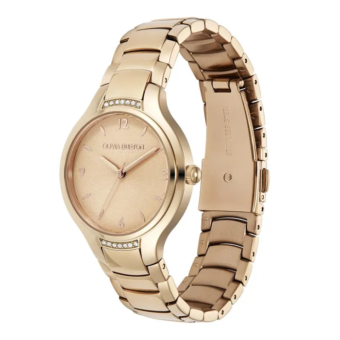 Olivia Burton Classic Watches Women 34mm Lea Rose Gold Bracelet Watch