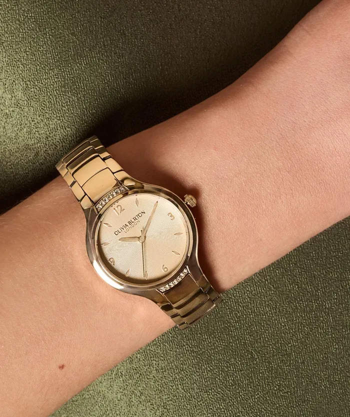 Olivia Burton Classic Watches Women 34mm Lea Rose Gold Bracelet Watch