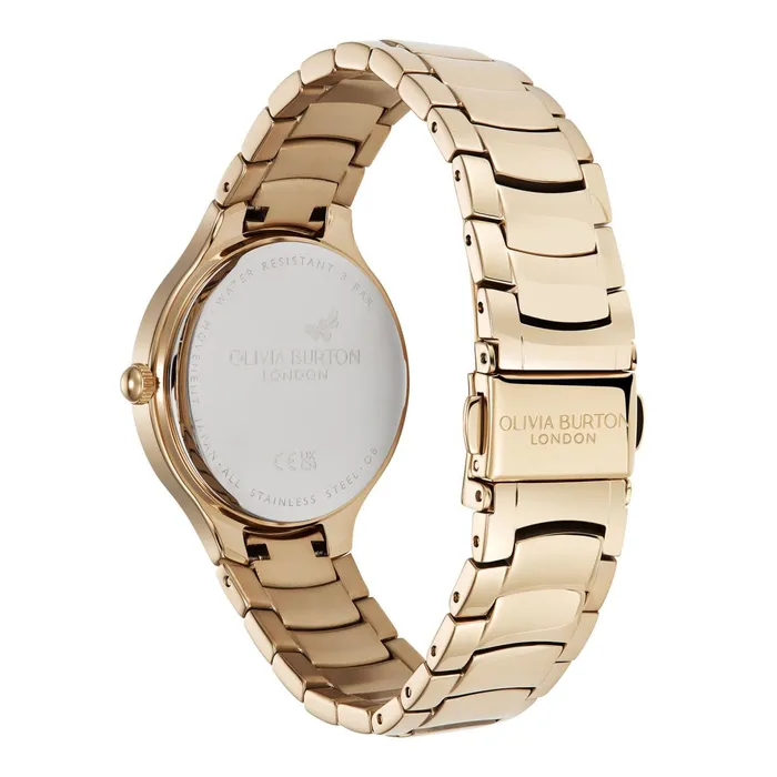 Olivia Burton Classic Watches Women 34mm Lea Rose Gold Bracelet Watch