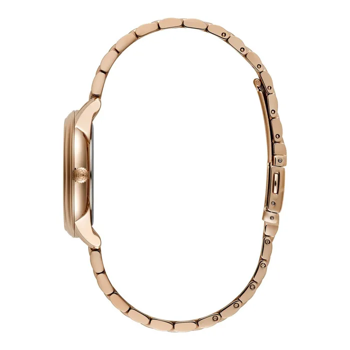 Olivia Burton Color Dial Watches Women 32mm Swirl Mushroom and Rose Gold Bracelet Watch
